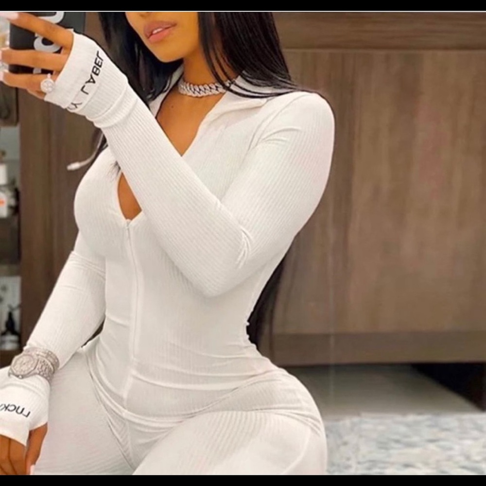 White jumpsuit